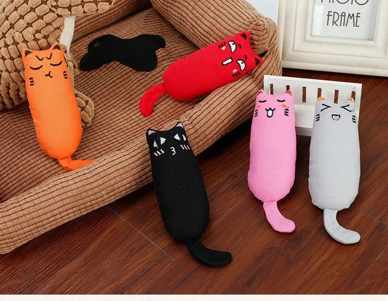 Catnip Cat Toy with Rustle Sound, Plush Toy for Kittens