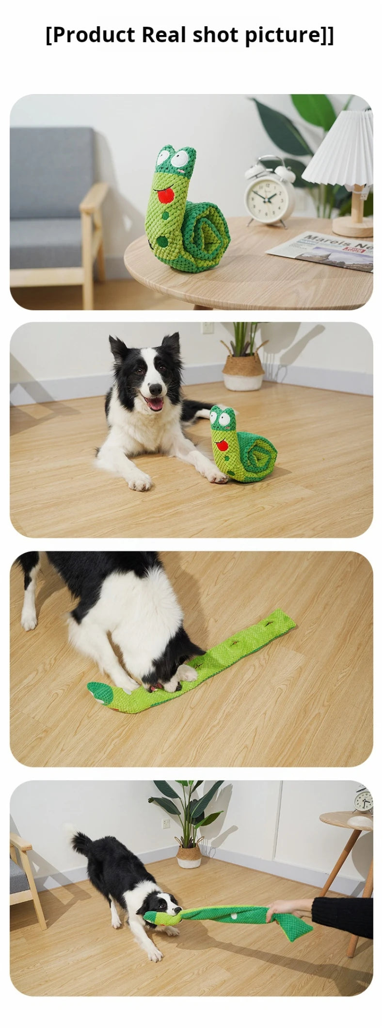 Interactive Dog Puzzle Toy – Plush Squeaky Food Feeder for Dogs