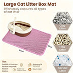 Cat Litter Mat – Double Layer Waterproof Litter Trapper