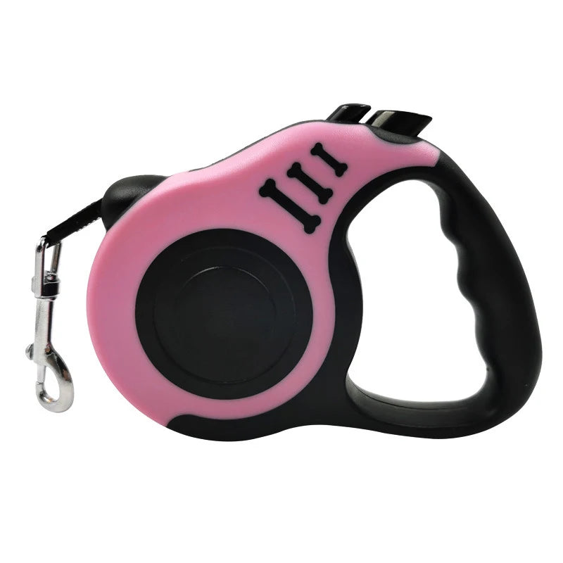 Retractable Dog Leash – 3m & 5m Automatic Nylon Lead