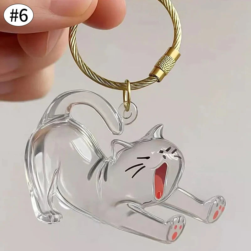 Cat Hair Memorial Keychain – Pet Fur Keepsake Storage Capsule