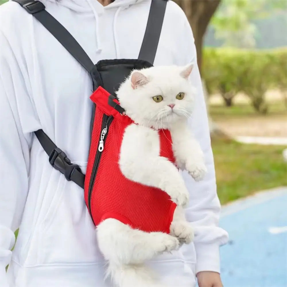 Cat Carrier Backpack – Breathable Pet Travel Bag for Cats & Dogs