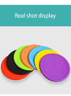 Dog Flying Disc, Silicone Interactive Toy for Training and Outdoor Play