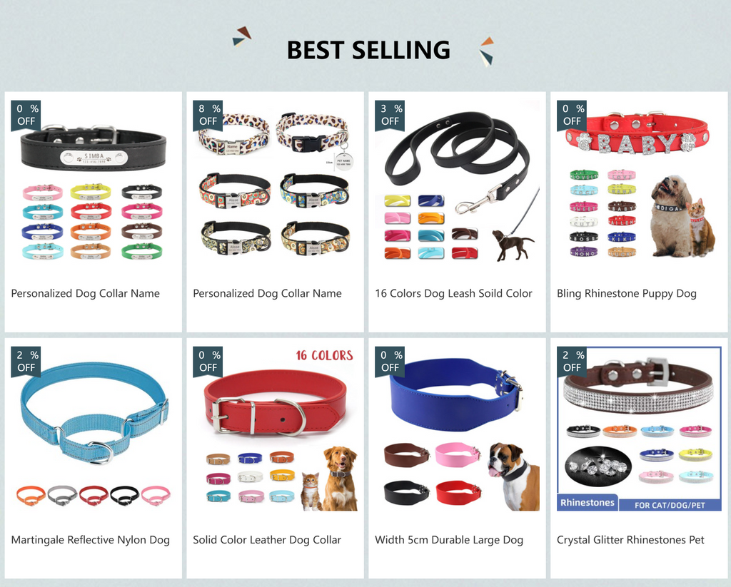 Personalized Dog Collar – Engraved Leather Pet ID Collar