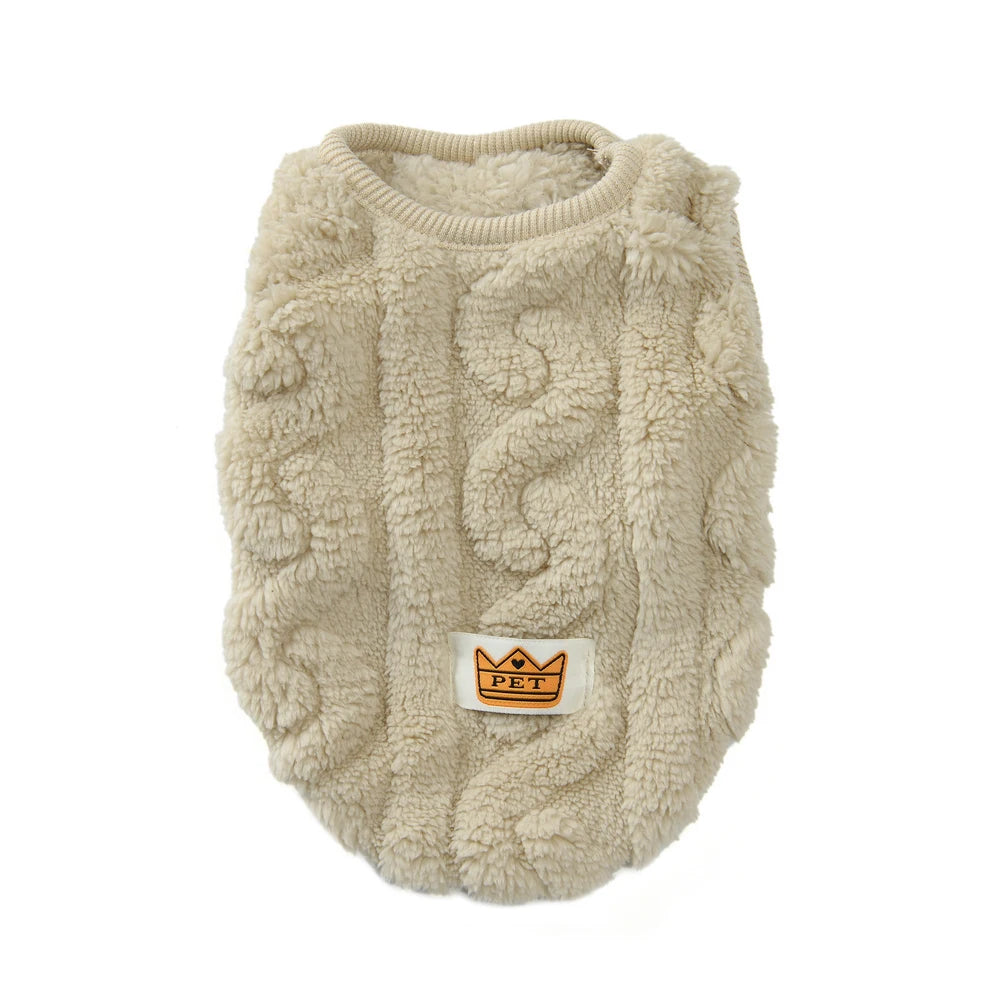 Fleece Dog Sweater, Warm Winter Clothes for Small Dogs & Puppies