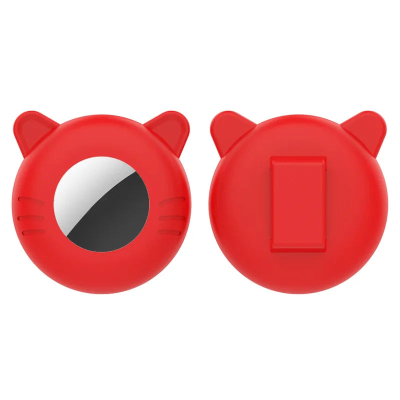 Cat AirTag Holder – Silicone GPS Tracker Collar Case