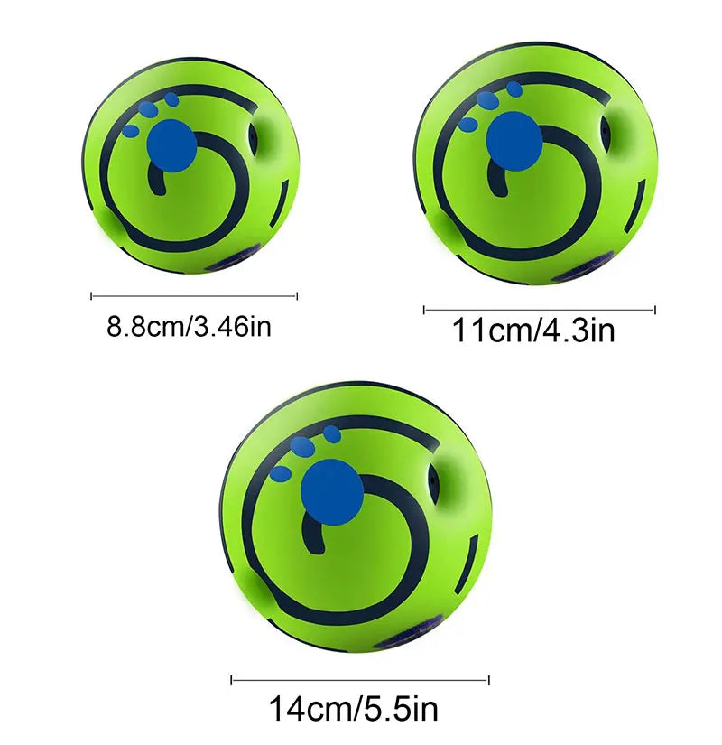 Interactive Dog Ball – Rolling Giggle Sound Toy