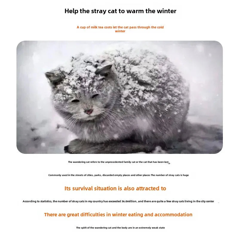 Outdoor Cat House – Waterproof Winter Pet Cave