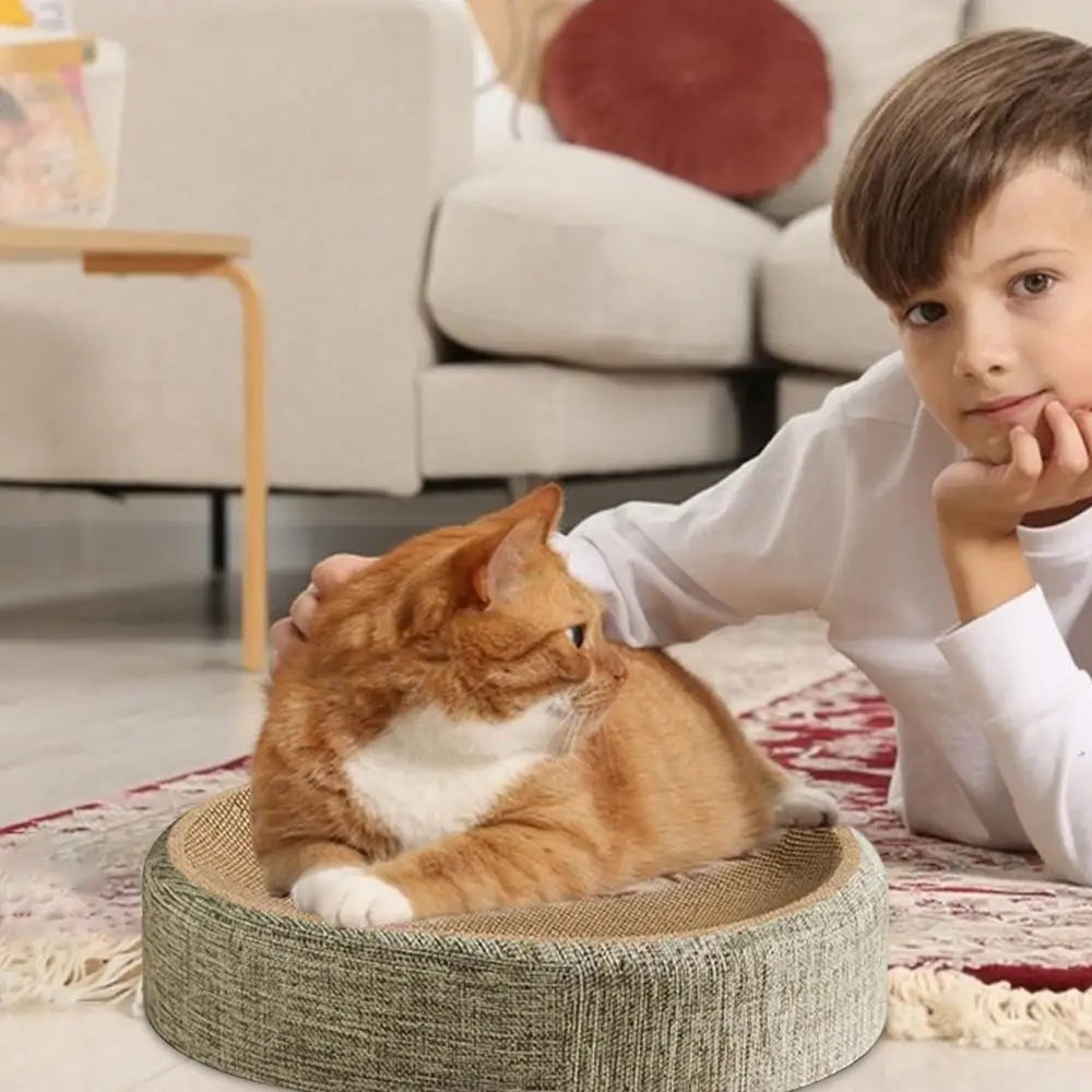 Cat Scratching Board – 2-in-1 Sisal Scratcher Bed