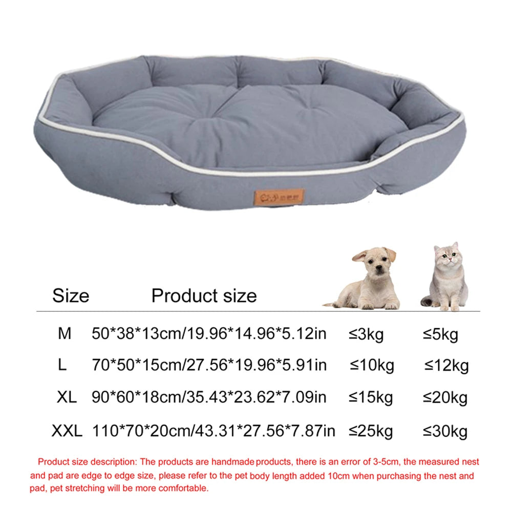 Waterproof Dog Bed – Thick Non-Slip Sofa Bed for Large Dogs & Cats