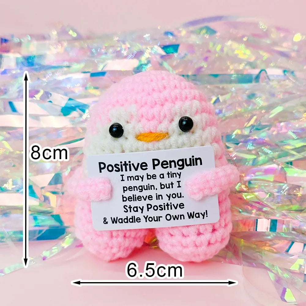 Crochet Plush Pocket Hug Doll, Handmade Mini Plush Gift
