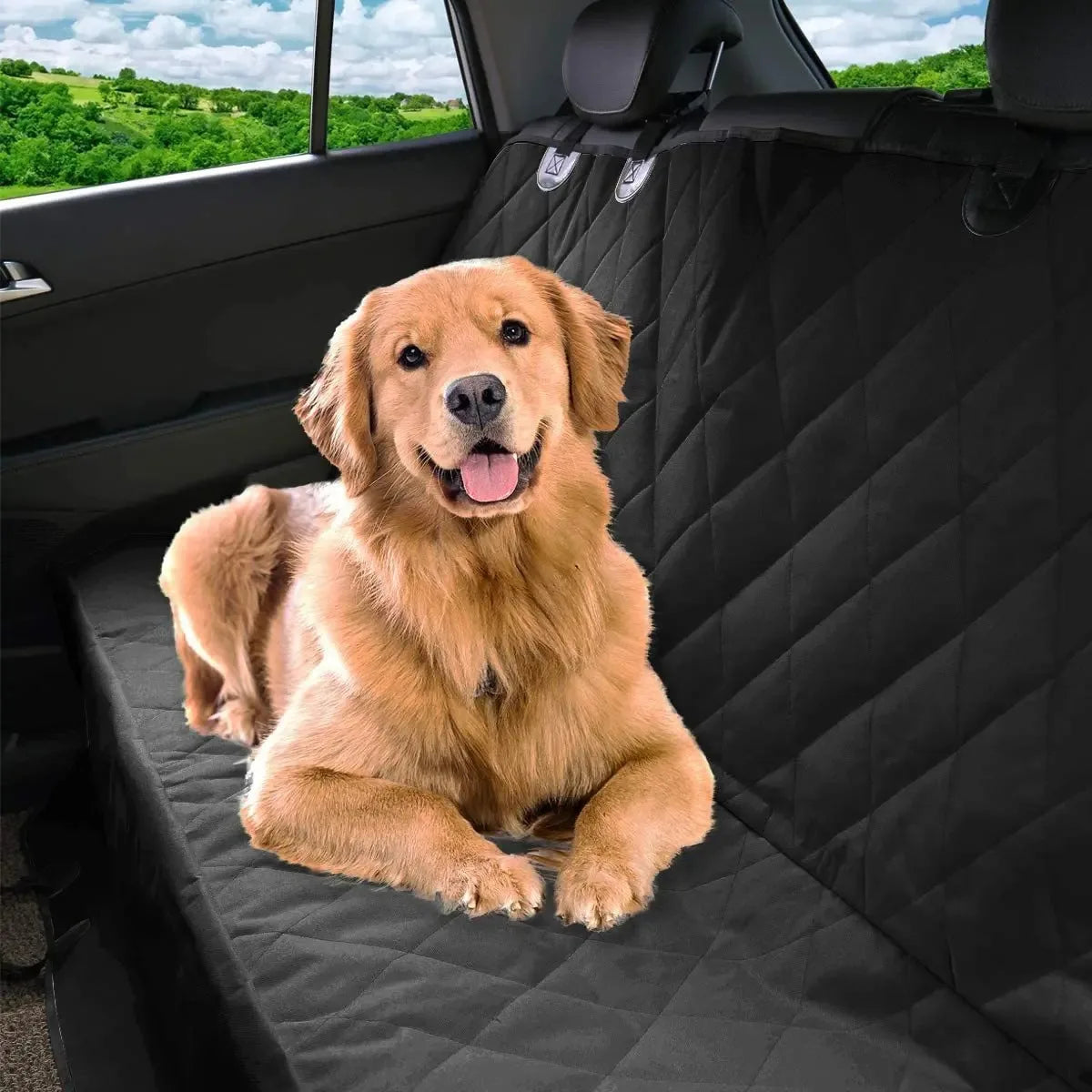 Waterproof Dog Car Seat Cover – Rear Seat Pet Mat