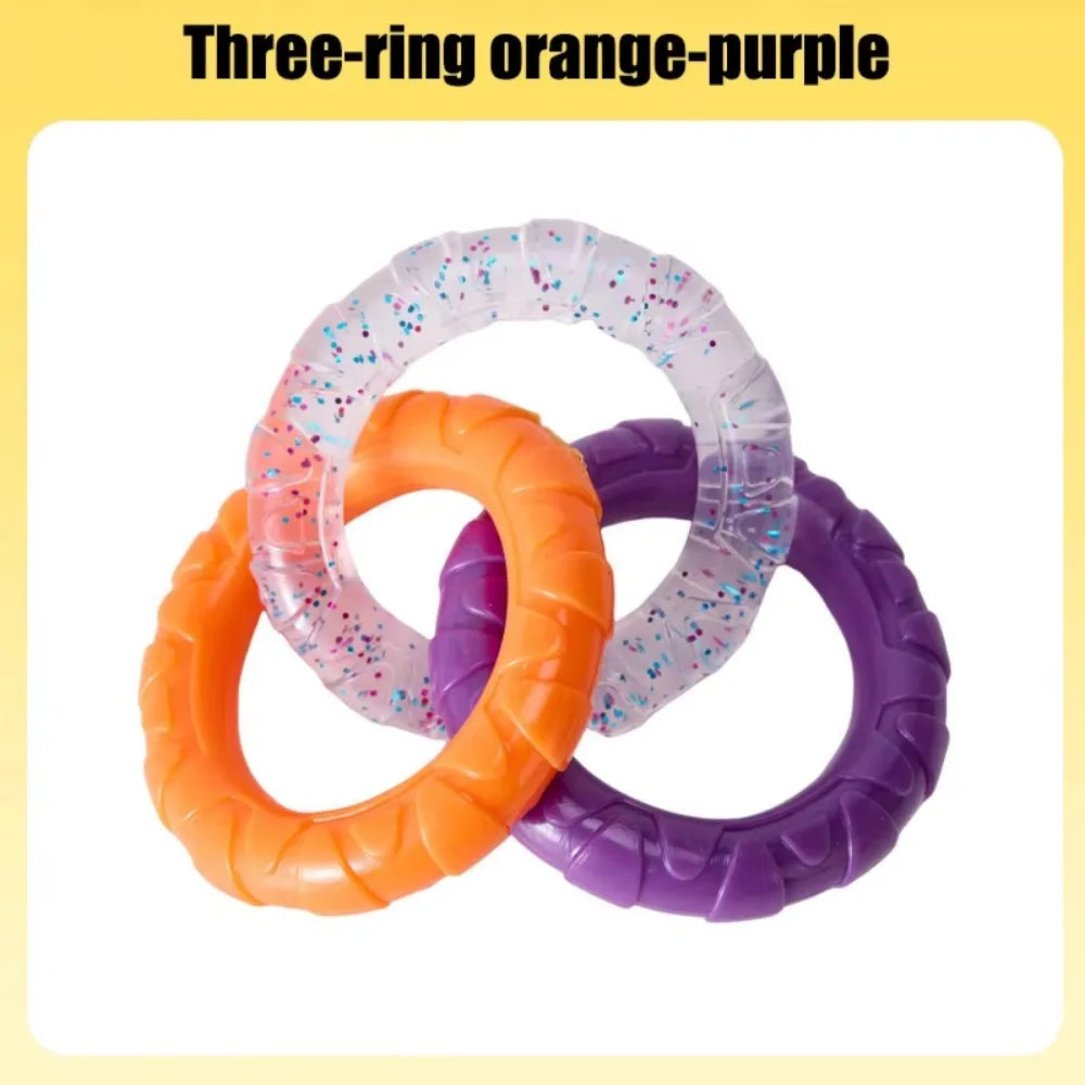 Dog Chew Toy Rubber Ball for Teeth Cleaning & Training
