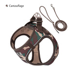Dog Harness and Leash Set, Adjustable Reflective Puppy Vest