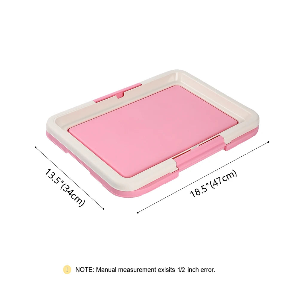 Dog Potty Training Tray – Indoor Puppy Pad Holder for Small Dogs