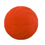 Dog Flying Disc, Silicone Interactive Frisbee Toy for Outdoor Play