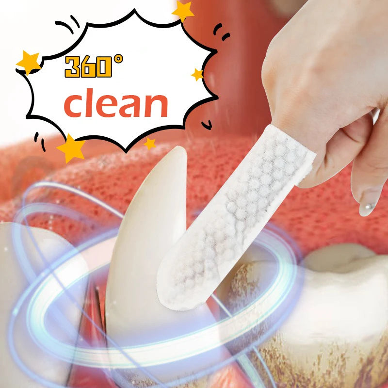 Finger Toothbrush for Dogs & Cats Pet Teeth Cleaning