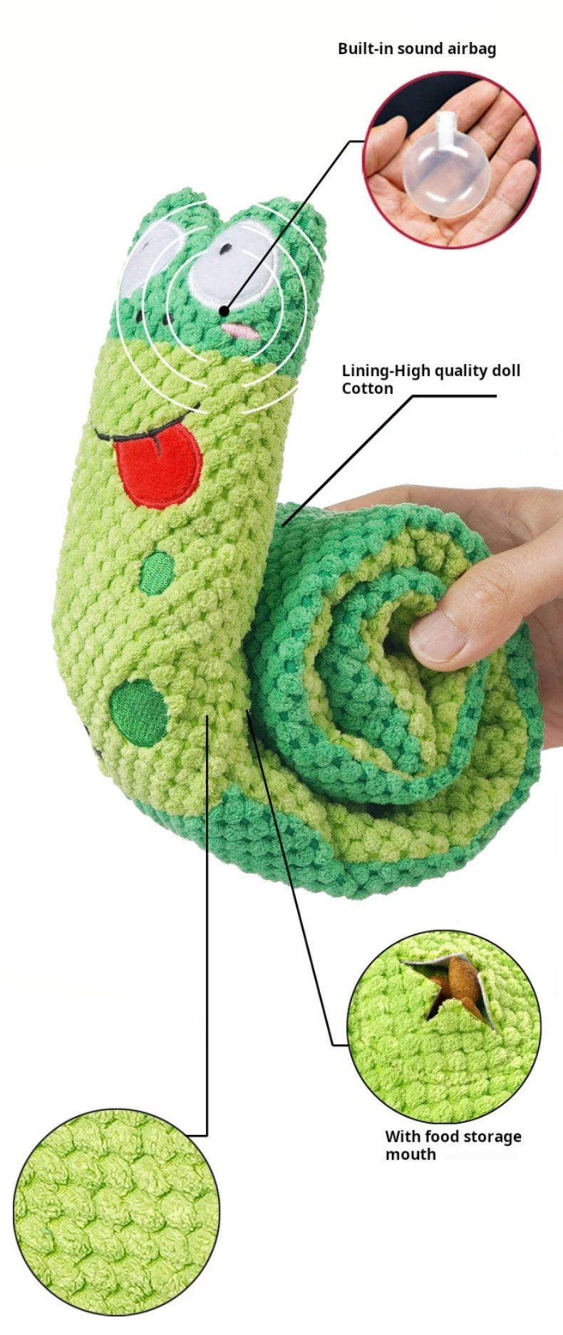 Interactive Dog Puzzle Toy – Plush Squeaky Food Feeder for Dogs