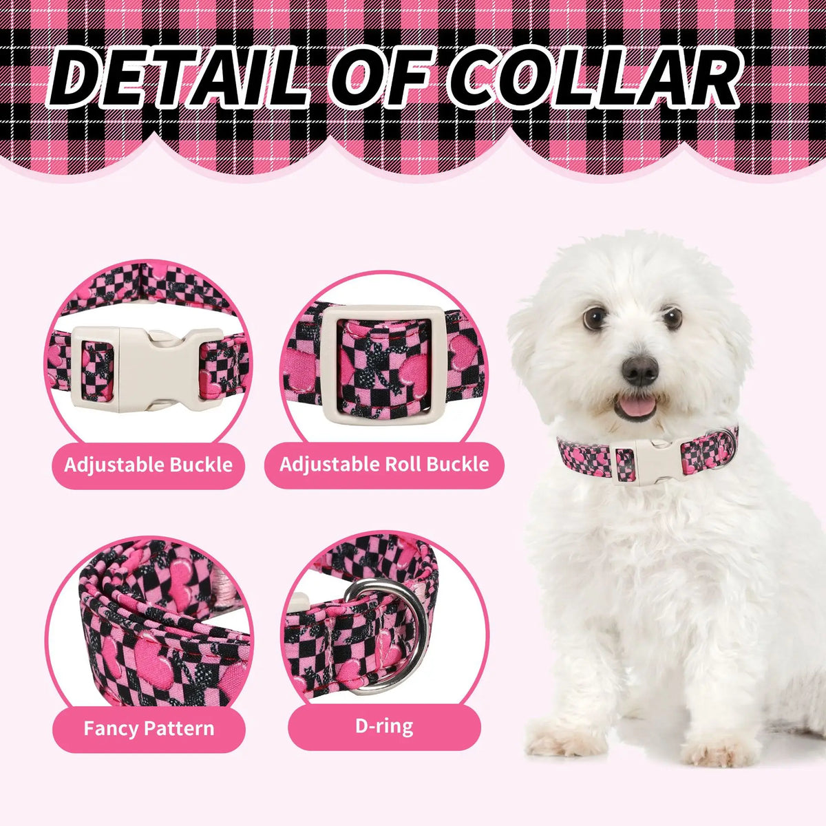 Breakaway Dog Collar – Adjustable Nylon Collar for Dogs & Cats