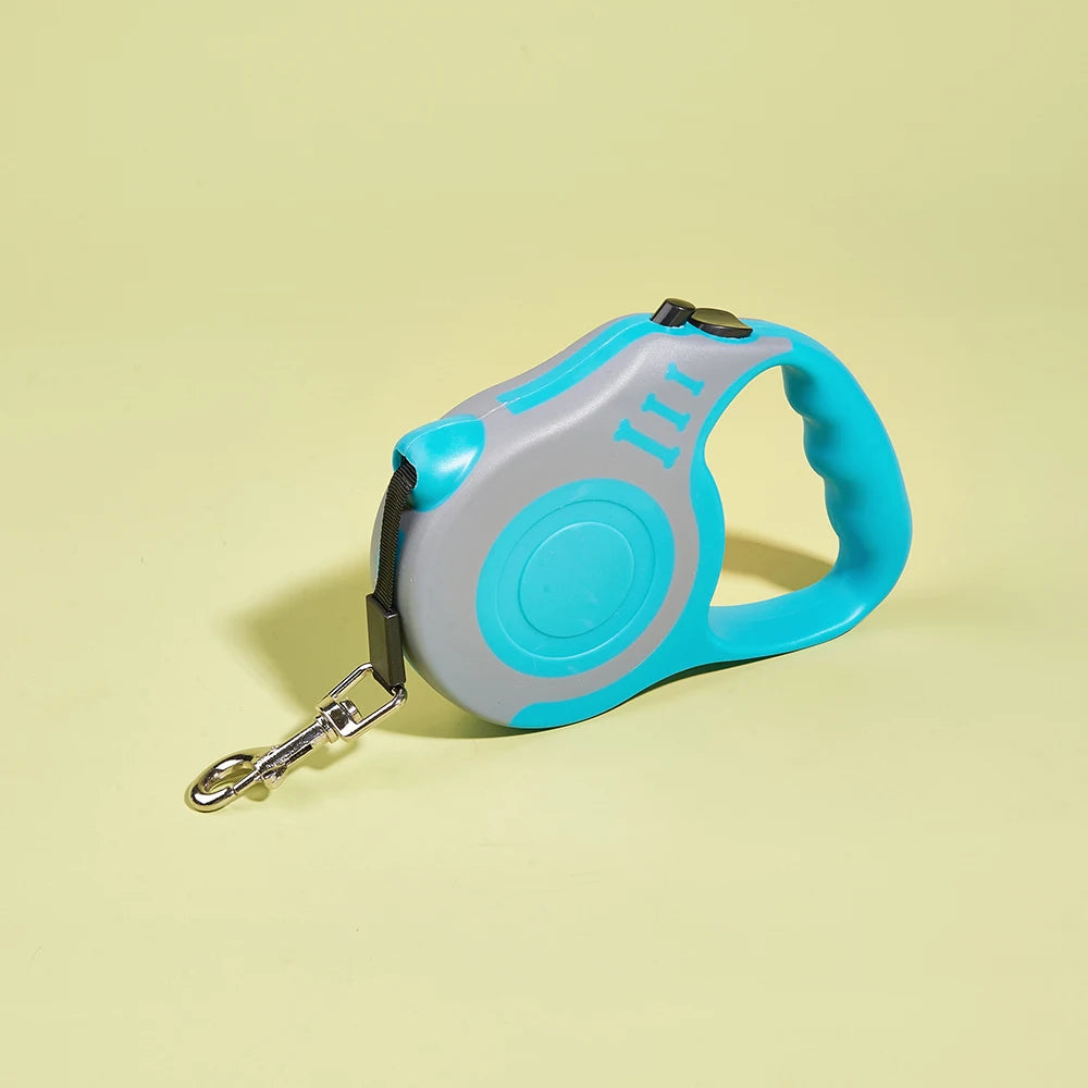 Retractable Dog Leash – 3m & 5m Automatic Nylon Lead