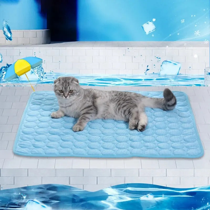 Pet Cooling Mat for Cats & Small Dogs, Summer Sleeping Pad