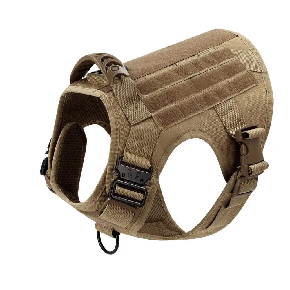 Tactical Dog Harness – Large Nylon Training Vest with Quick Release