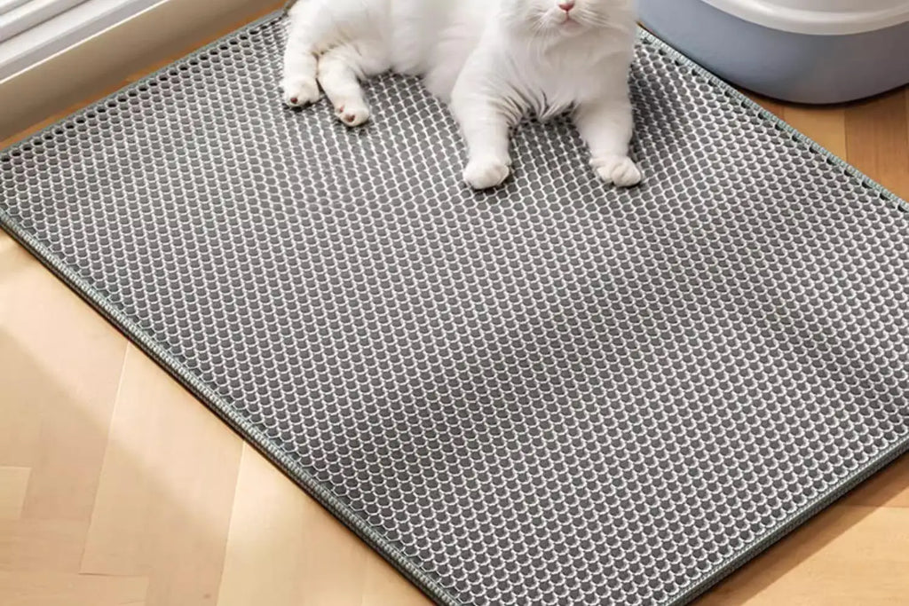 Large Cat Litter Mat – 2-Layer Waterproof Washable Catcher