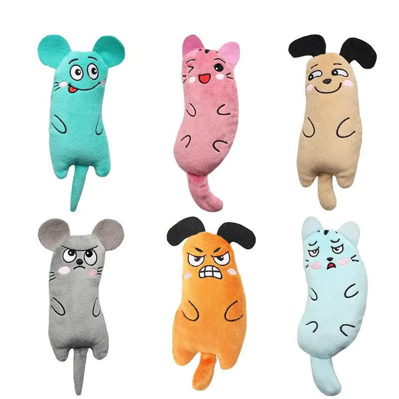 Catnip Toy Plush Mouse Interactive Cat Toy for Kittens