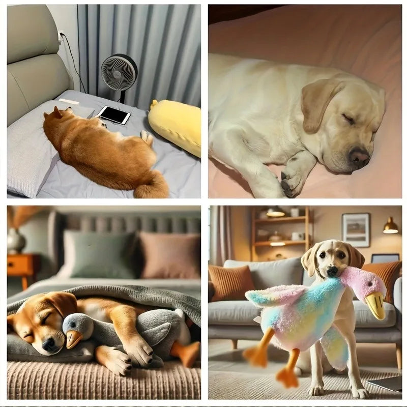 Plush Dog Toy – 50cm Soft Duck Interactive Pet Companion