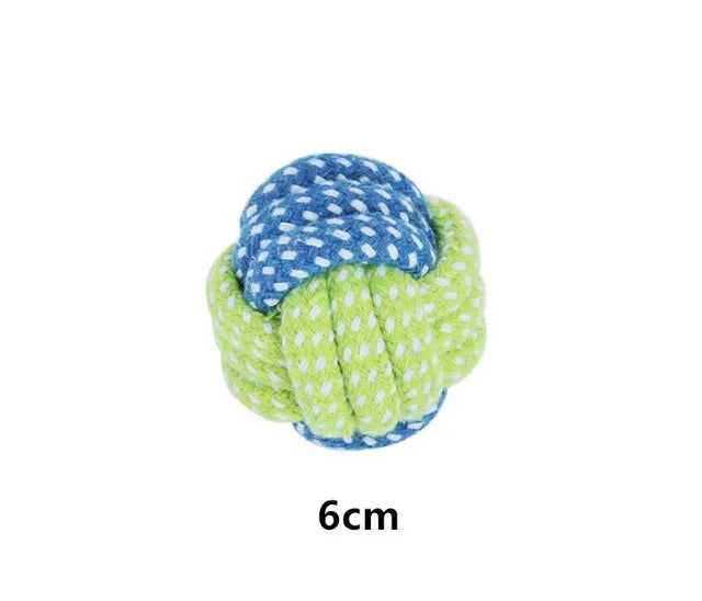 Rope Dog Toy, Cotton Chew & Interactive Dental Cleaning Toy