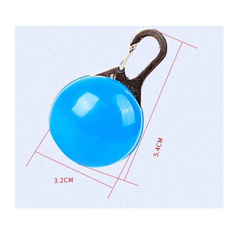 LED Dog Collar Light, Glow Pet Safety Pendant for Night Walks
