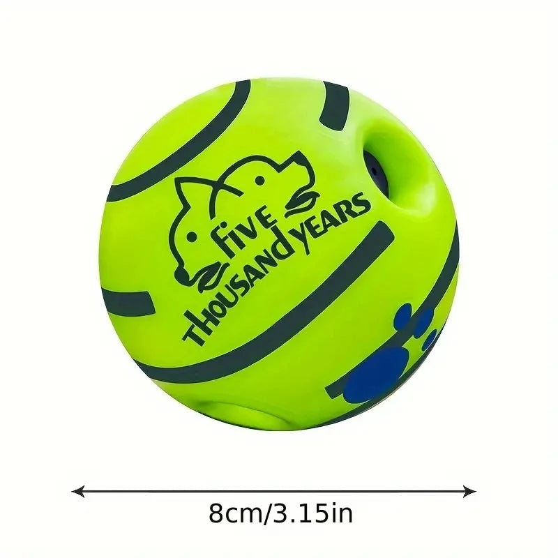 Interactive Dog Ball – Giggle Sound Toy for Training & Play
