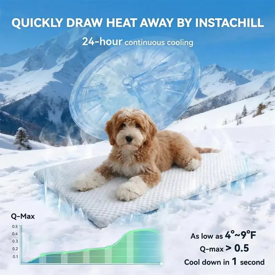 Cooling Cat Bed – Breathable Washable Padded Nest for Cats & Small Dogs