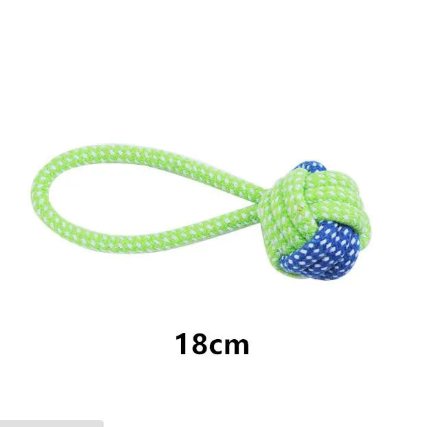 Rope Dog Toy, Cotton Chew & Interactive Dental Cleaning Toy