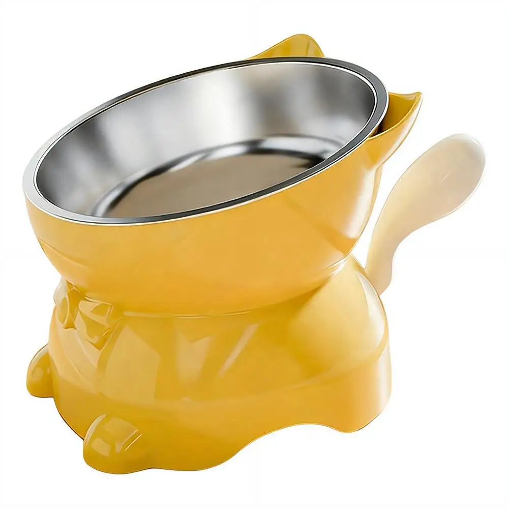 Elevated Cat Bowl – Inclined Food & Water