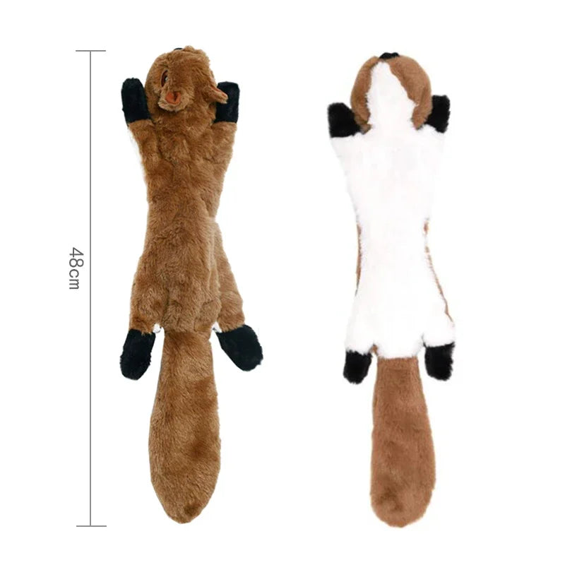 Dog Squeak Toy – 45cm Plush Crinkle No Stuffing Animal Toy