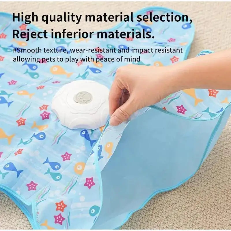Interactive Cat Hide and Seek Toy – Motion Activated Feather Teaser