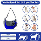 Dog Sling Carrier – Breathable Small Dog Backpack for Travel