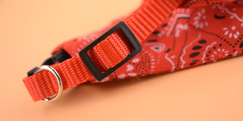 Pet Bandana – Adjustable Triangle Scarf for Dogs & Cats