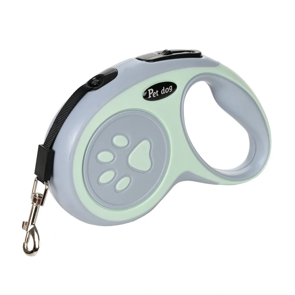 Retractable Dog Leash Nylon Automatic Extending 3M & 5M