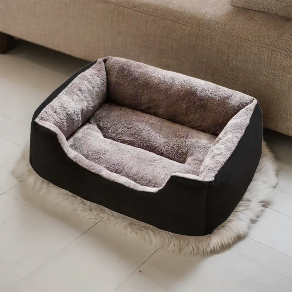 Plush Cat Bed Soft Cushion Pet Bed for Cats & Small Dogs