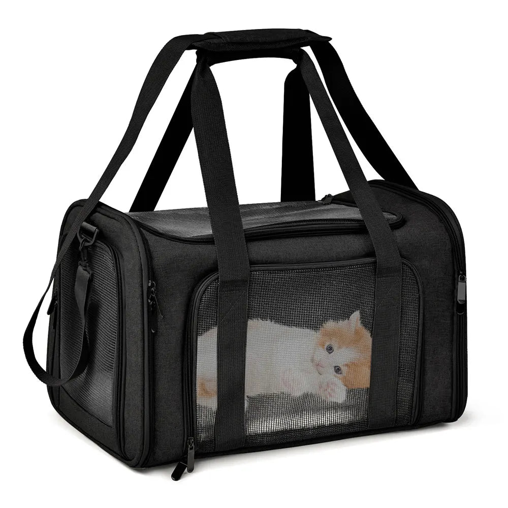 Small Dog Carrier Backpack – Soft-Sided Cat & Pet Travel Bag