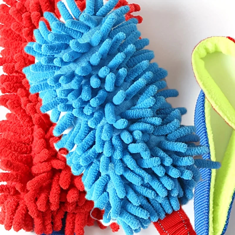 Plush Dog Chew Toy – Interactive Tug & Pulling Rope