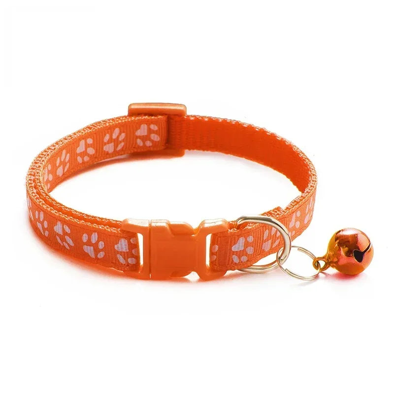 Cat Collar With Bell – Adjustable Colorful Collar for Kittens