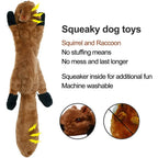 Long Plush Dog Toy – 45cm Squeaky Animal Chew Toy