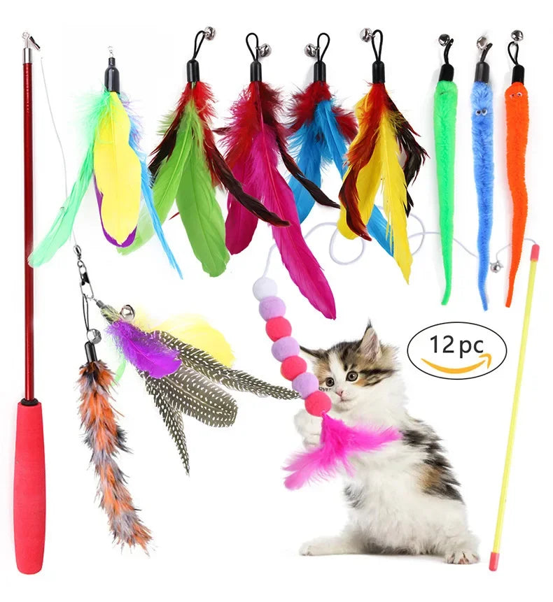 Cat Play Tunnel Mouse Shape Toy for Kittens Indoor Play