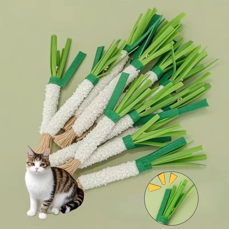 Cat Teaser Toy – Interactive Bell Teething Kitten Play Toy