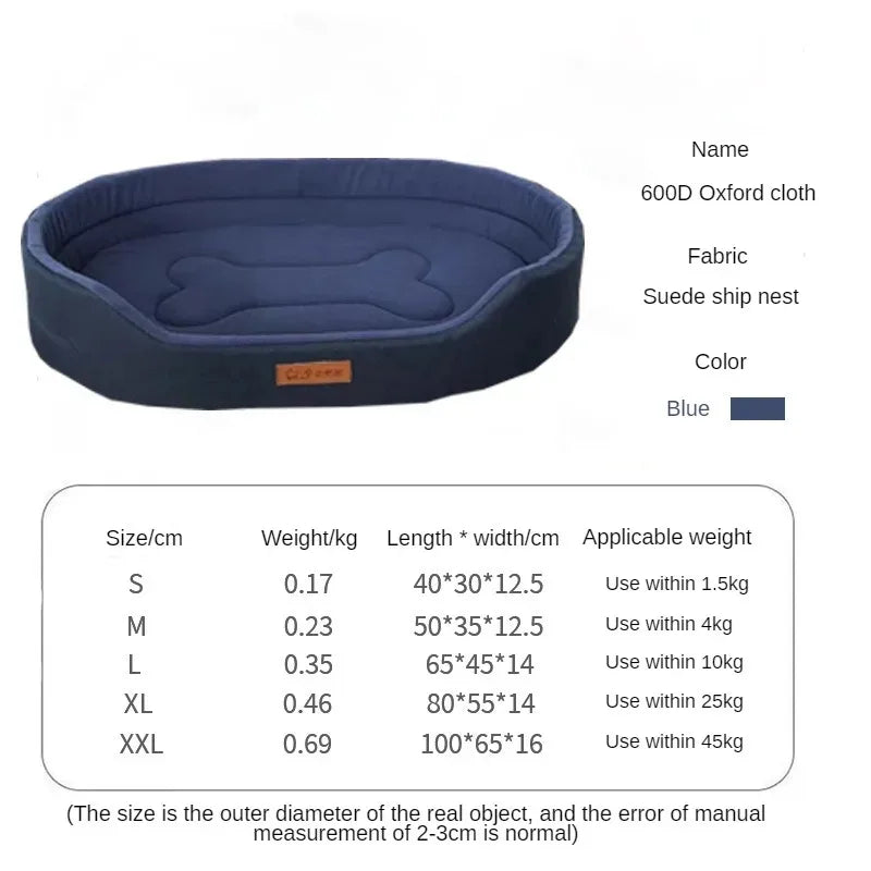 Fluffy Dog Bed – Winter Sofa Cushion for Small to Large Dogs