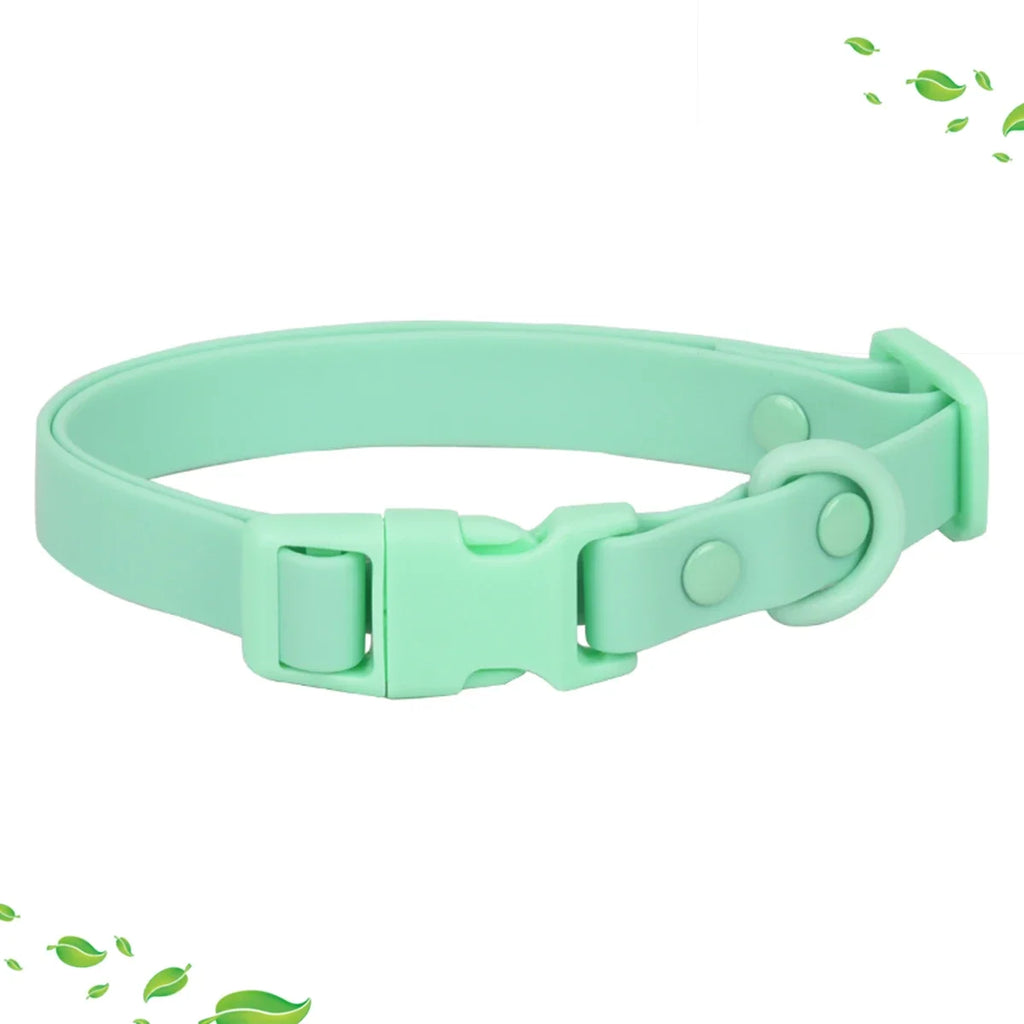 PVC Dog Collar Waterproof Adjustable Breakaway Easy Clean