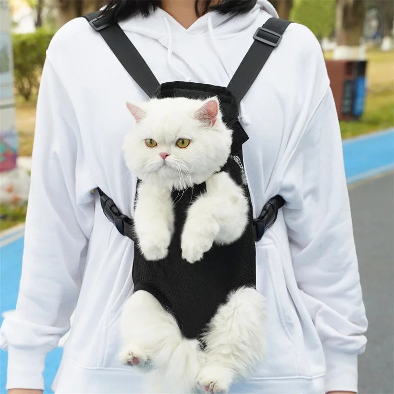 Cat Carrier Backpack – Adjustable Pet Travel Bag for Cats & Dogs